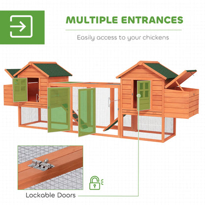 Extra Large Chicken Coop, Wooden Poultry House, Rabbit Hutch, Outdoor Run Chicken Coops at Gallery Canada