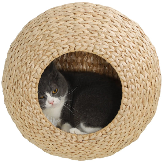 Cat Wall Shelf with Washable Cushion, Wall Mounted Cat Condo, Beige Cat Climbing Wall Beige, Cream White at Gallery Canada