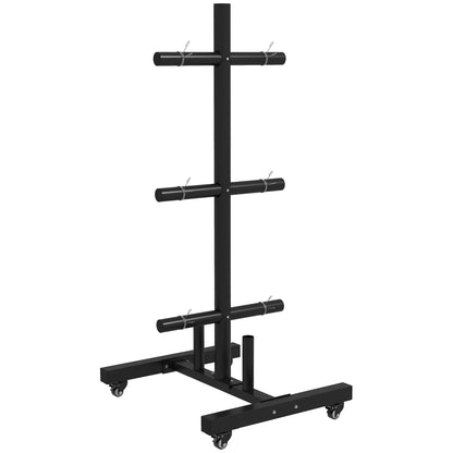 Weight Plate Rack, Holder for 2 Inch Plates and Bars, 440 Lbs Capacity More-Strength Training Equipment at Gallery Canada