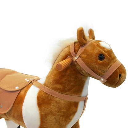 Kids Rocking Horse, Large Ride on Toy for Toddlers, Brown Rocking Horses at Gallery Canada