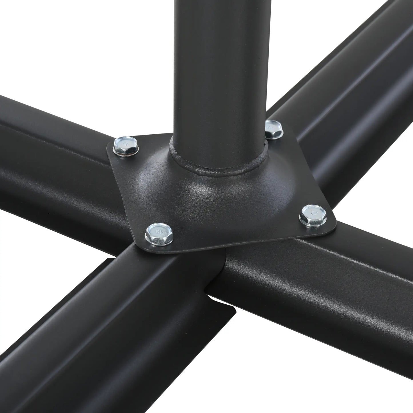 Umbrella Stand, 2" Poles, Steel Base, 4 Fillable Weights, 158lbs Sand or 132lbs Water, Black Umbrella Bases at Gallery Canada