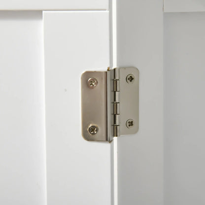 Sideboard Buffet Cabinet, 2 Doors, Adjustable Shelves, Kitchen Dining, White Bar Cabinets at Gallery Canada