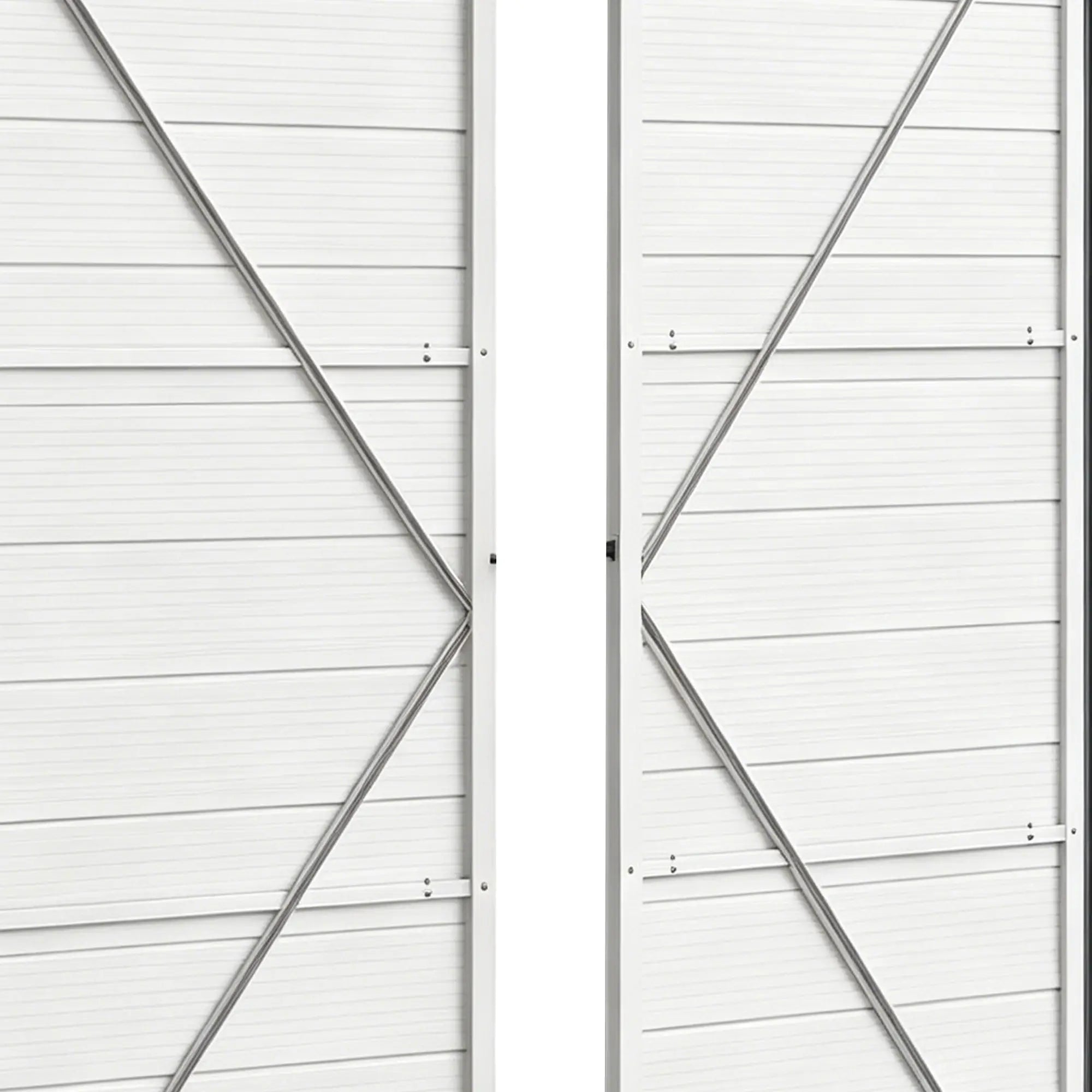 8' x 6' Plastic Garden Storage Shed, Latch Door, Vents, Dark Grey Sheds at Gallery Canada