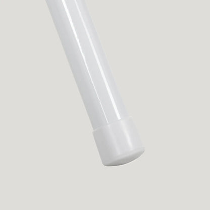 Set of 2 Metal Foldable Chairs, PU Leather Padded, White Bar Stools at Gallery Canada