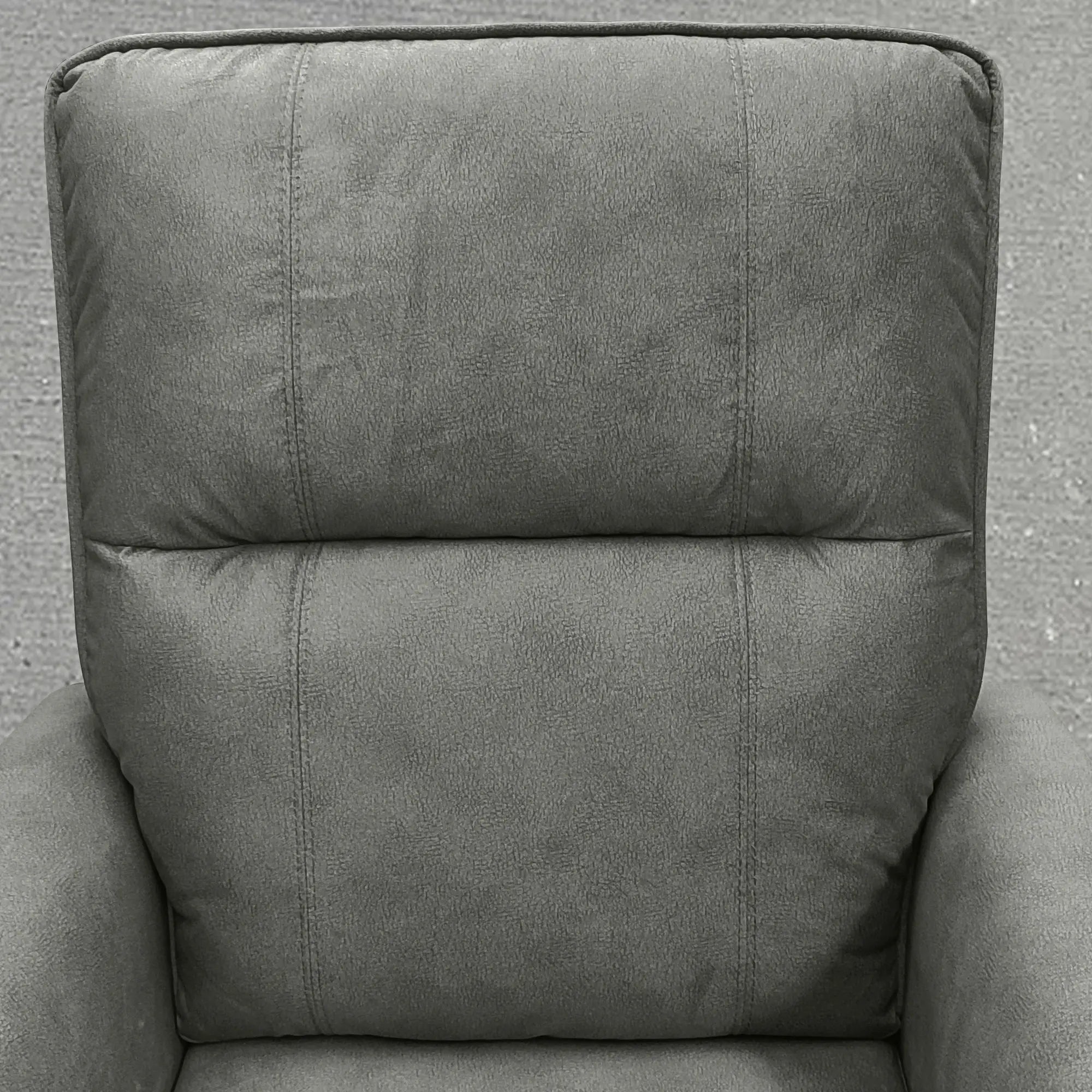 Fabric Recliner Chair, USB Ports, Footrest, Grey Sofas & Reclining Chairs at Gallery Canada