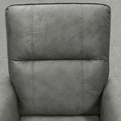 Fabric Recliner Chair, USB Ports, Footrest, Grey Sofas & Reclining Chairs at Gallery Canada
