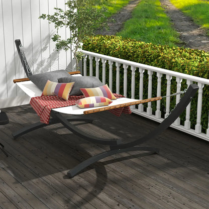 12' Steel Hammock Stand, For Garden Camping Patio, Grey Hammock Stands at Gallery Canada