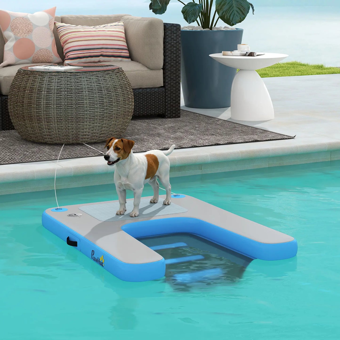 Floating Boat Ramp, Pets Up to 200 lbs, for Pool, Lake, Boat, Dock Dog Stairs at Gallery Canada