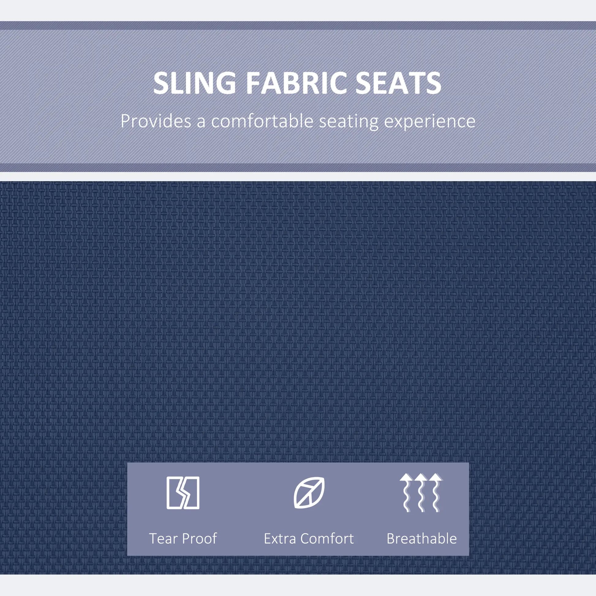 3-Seater Outdoor Swing Bench, Adjustable Canopy, Dark Blue Porch Swings with Canopy at Gallery Canada