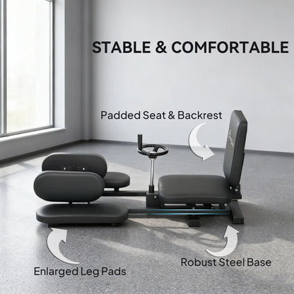 Leg Stretcher, 180° Adjustable Leg Split Machine with Handwheels Strength Training Equipment at Gallery Canada