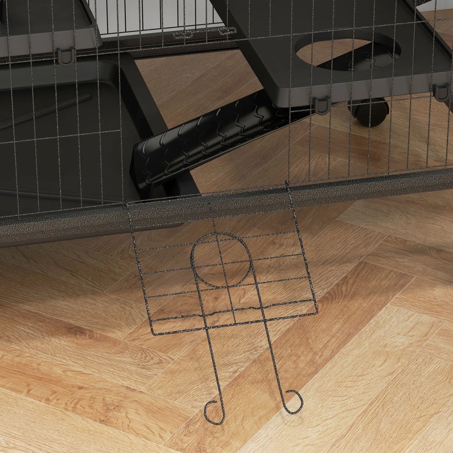 5-Tier Rolling Small Animal Cage, Guinea Pig Cage, Ferret Cage, Grey Houses & Habitats at Gallery Canada