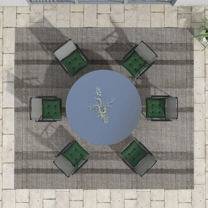 6-Piece Outdoor Patio Chair Cushion Set, Button Tufted, Dark Green Patio Chair Cushions at Gallery Canada