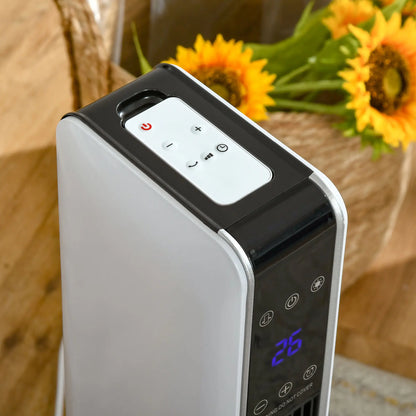 Ceramic Tower Heater, Oscillating, Remote, Timer, 750W/1500W Electric Tower Heaters at Gallery Canada