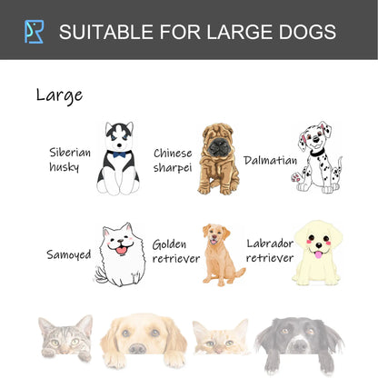 Heavy Duty Folding Dog Crate, Large Size 43" x 28" x 31", Double Doors, Lockable Wheels Tray Houses, Kennels & Pens at Gallery Canada