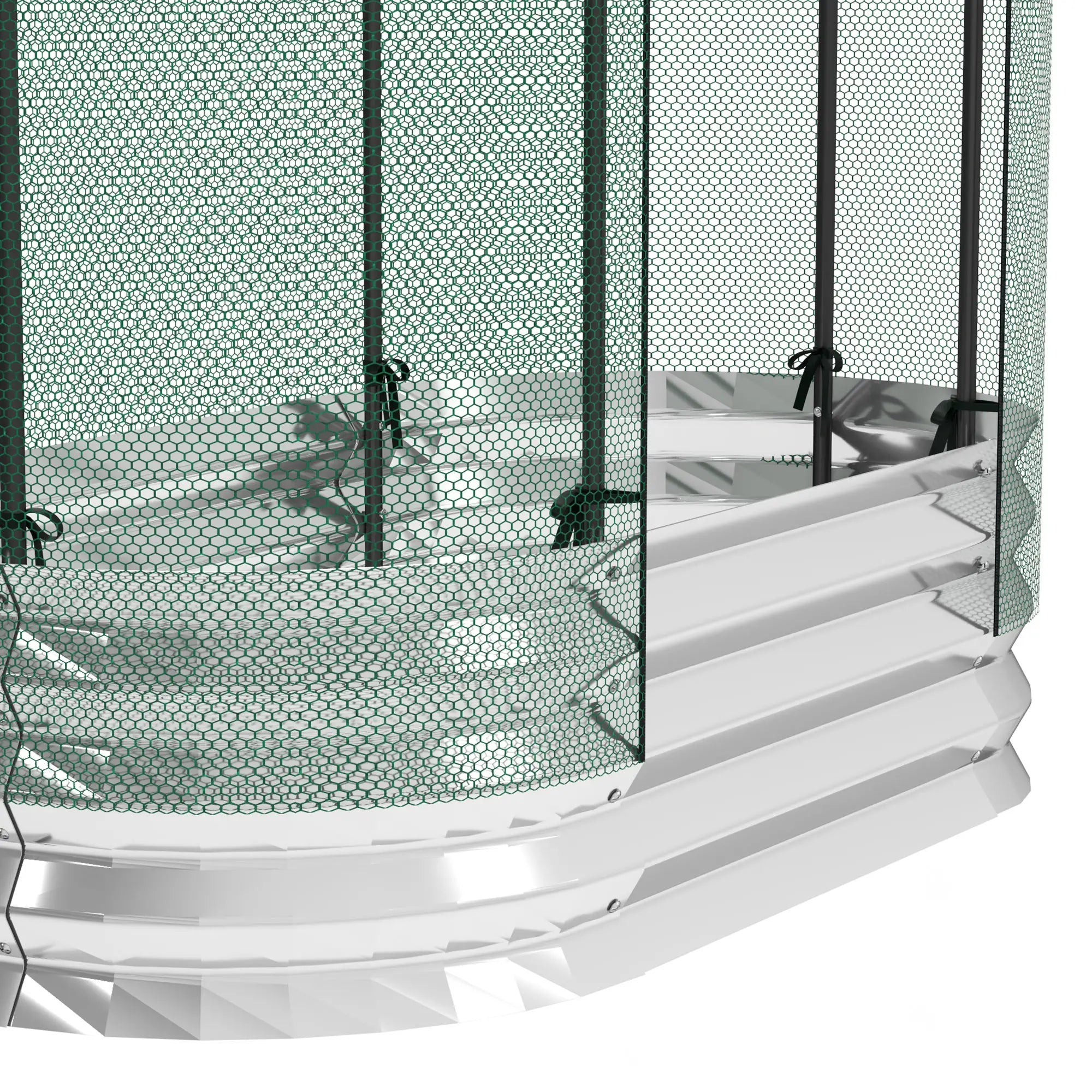 Galvanized Raised Garden Bed, Crop Cage Net Cover, Outdoor Planter Box Raised Garden Beds at Gallery Canada