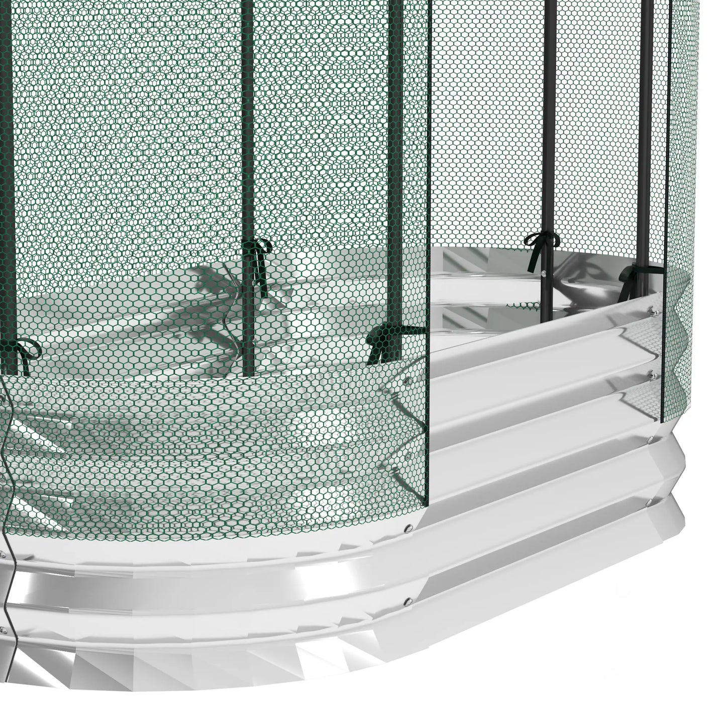 Galvanized Raised Garden Bed, Crop Cage Net Cover, Outdoor Planter Box Raised Garden Beds at Gallery Canada