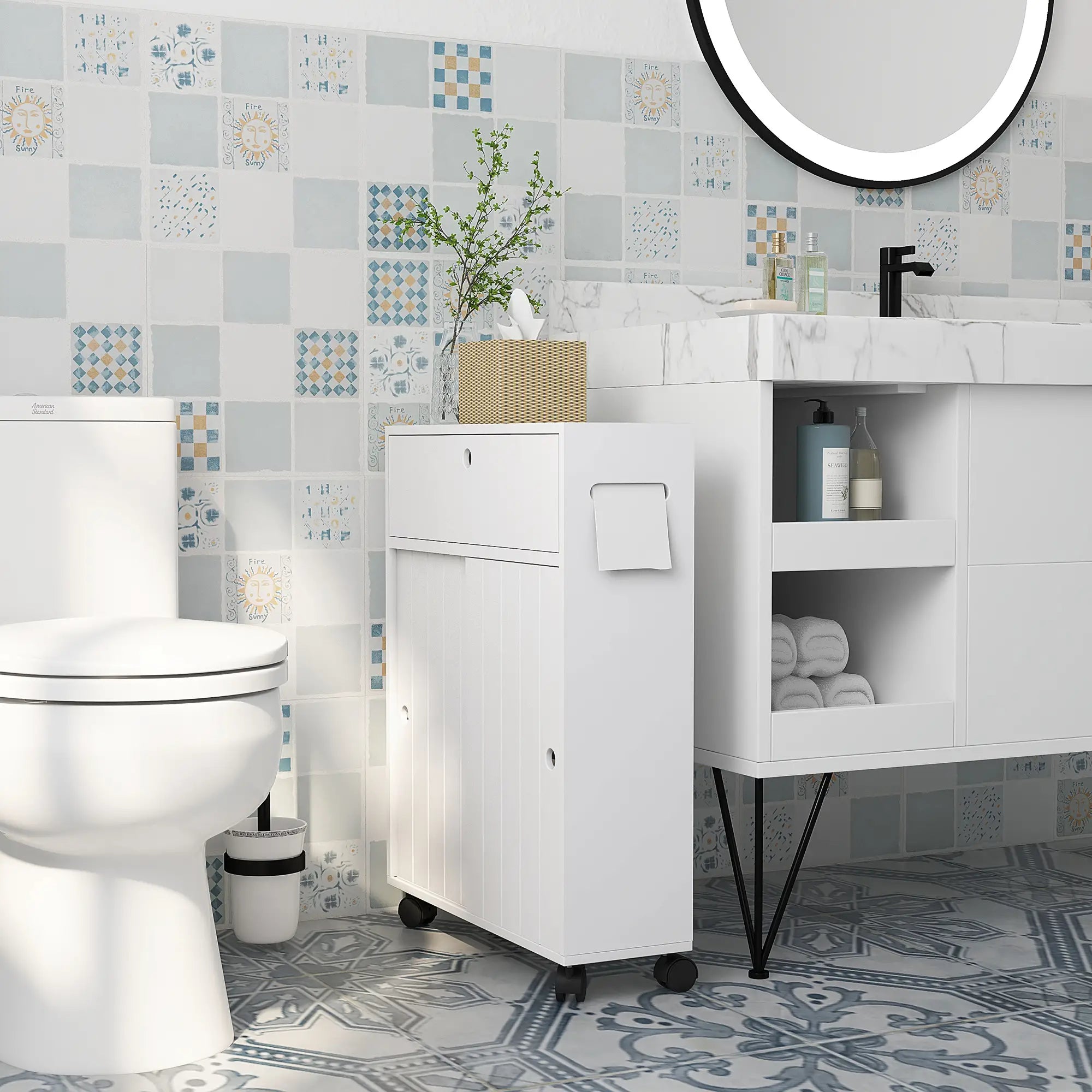 Bathroom Storage Cabinet, 20.5