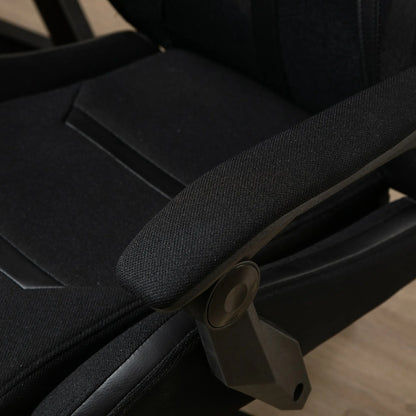 Gaming Chair, Ergonomic Computer Chair with Footrest, Headrest, Black Video Game Chairs at Gallery Canada