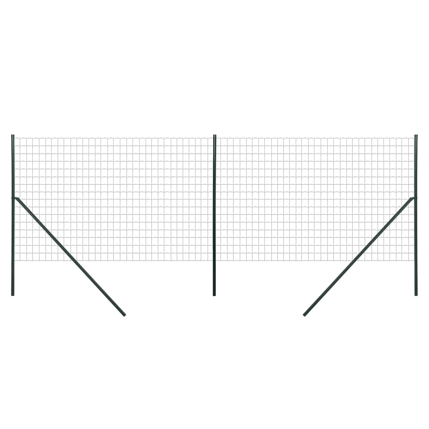 Garden Fence Barrier, Welded Fence Roll, Green Plastic-Coated Steel, Green Garden Fences Green at Gallery Canada