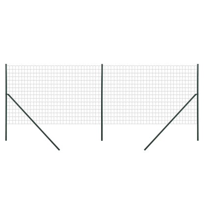 Garden Fence Barrier, Welded Fence Roll, Green Plastic-Coated Steel, Green Garden Fences Green at Gallery Canada