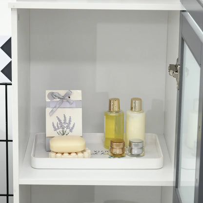 Wall Mounted Medicine Cabinet, Adjustable Shelves, White, Grey Bathroom Cabinets at Gallery Canada