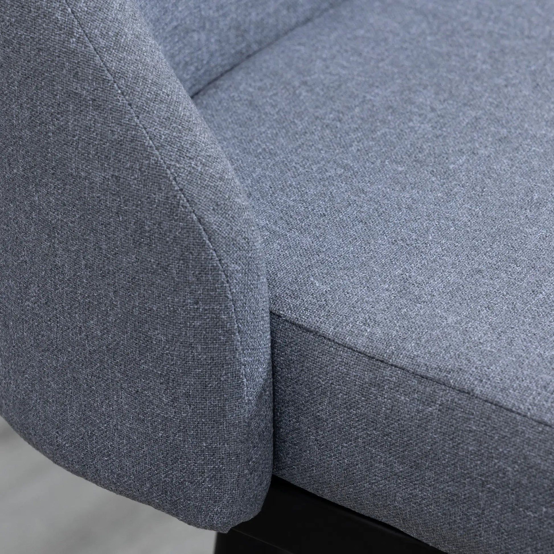 Extra Tall Bar Stools Set of 2, 360° Swivel, Steel Legs Footrest, Light Grey Bar Stools at Gallery Canada