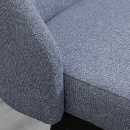 Extra Tall Bar Stools Set of 2, 360° Swivel, Steel Legs Footrest, Light Grey Bar Stools at Gallery Canada