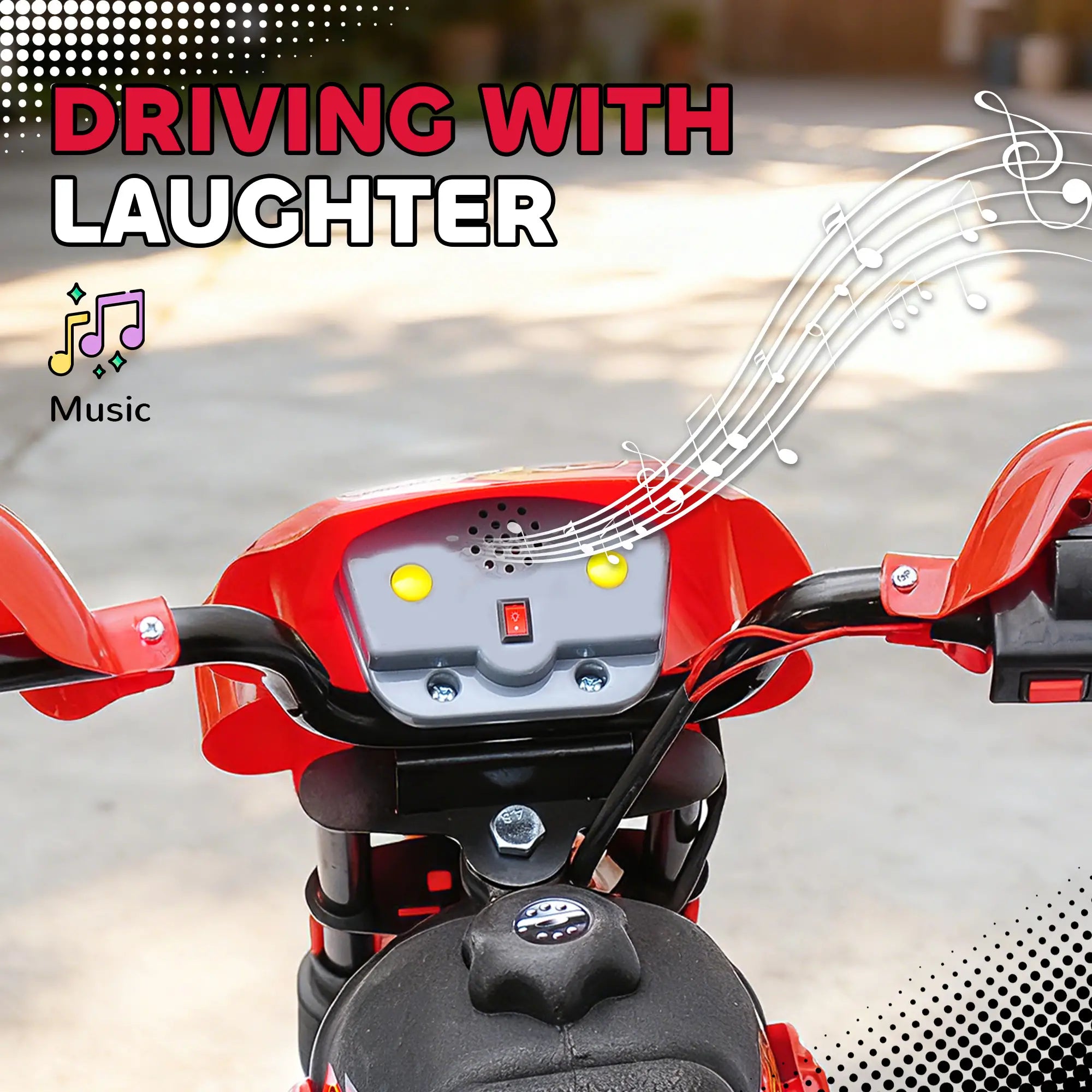 6V Electric Ride On Motorcycle, For 3-6 Year Olds, Red Electric Motorcycles at Gallery Canada