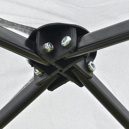 7' x 7' Pop Up Canopy Gazebo Tent, Adjustable Legs, White Pop Up Canopies at Gallery Canada