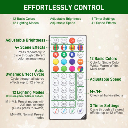 6.5ft Christmas Tree, Synchronized LEDs, DIY, Frasier Fir, Remote, Timer Artificial Christmas Trees at Gallery Canada