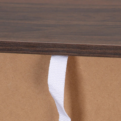 Small Wood Bookshelf, 2 Tier Storage Rack, Walnut Small Bookshelves at Gallery Canada