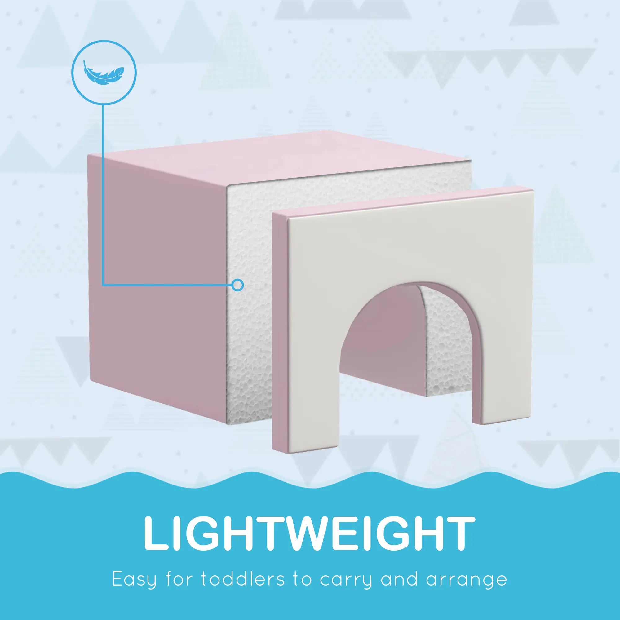 7 Piece Indoor Soft Play Set, Toddler Climb and Crawl, Pink/Purple Baby Gym & Playmats at Gallery Canada