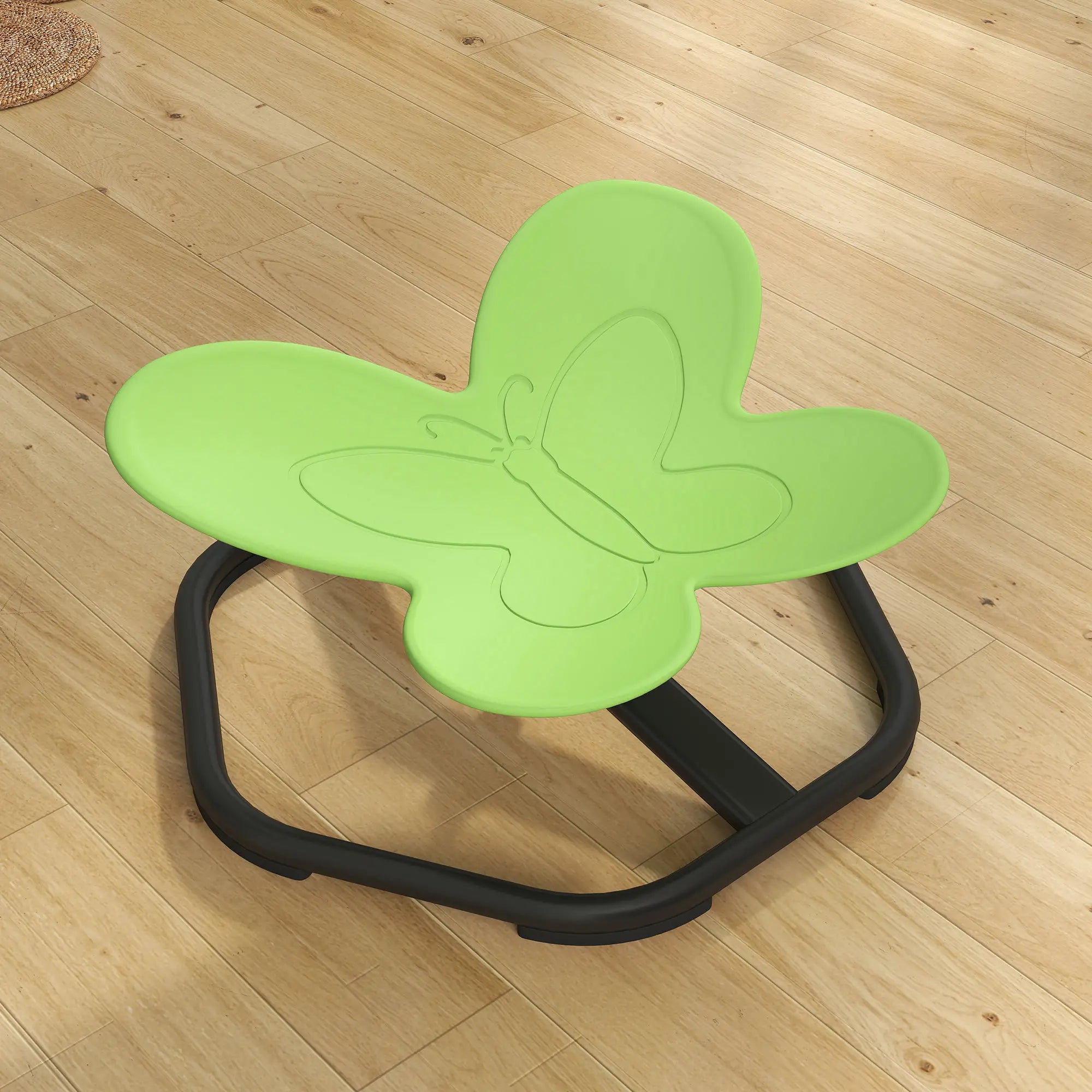 Butterfly Kids Swivel Chair, Non-Slip Spin Sensory, Green Kids Chairs & Seating at Gallery Canada