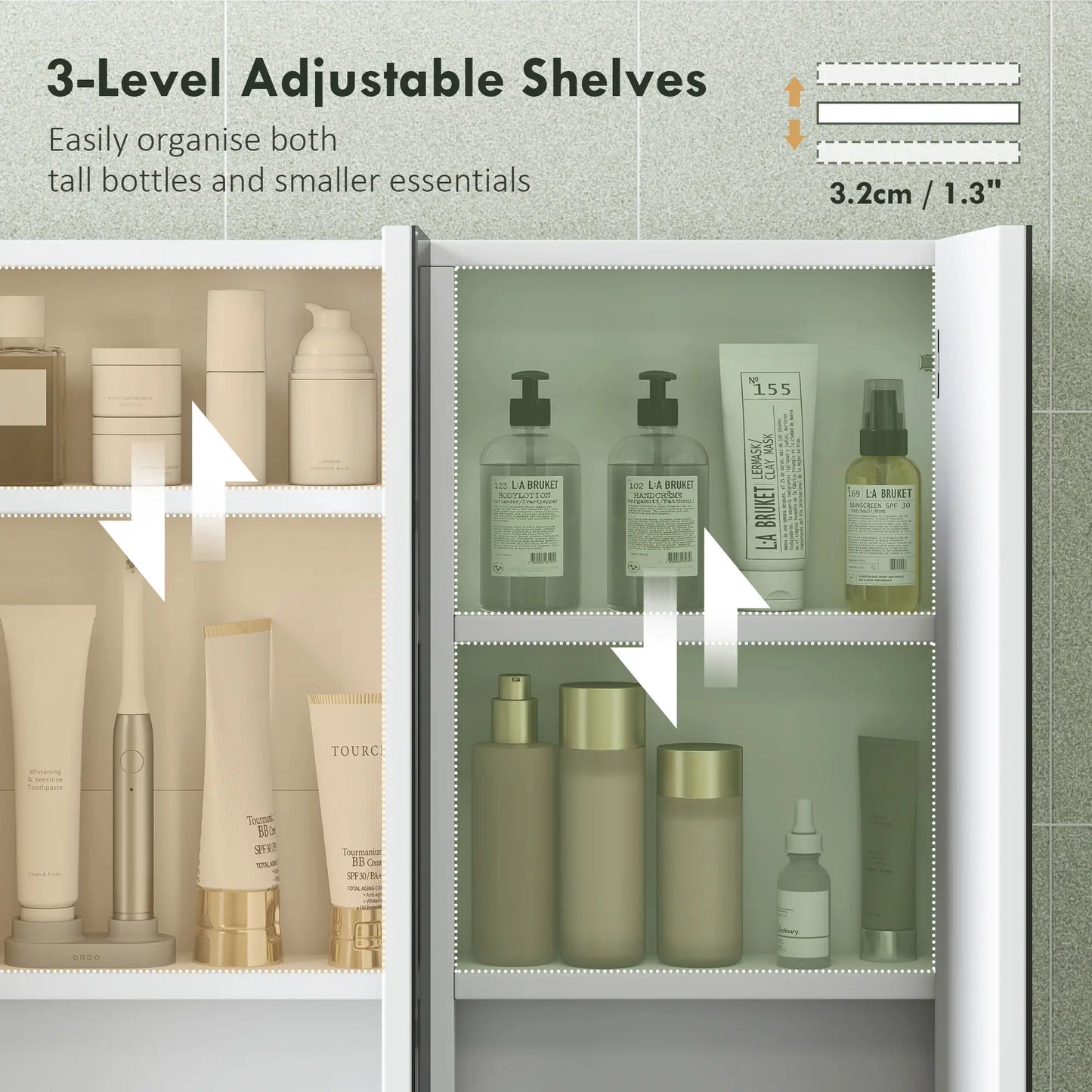 Three Mirror Bathroom Medicine Cabinet, White Mirror Medicine Cabinets at Gallery Canada