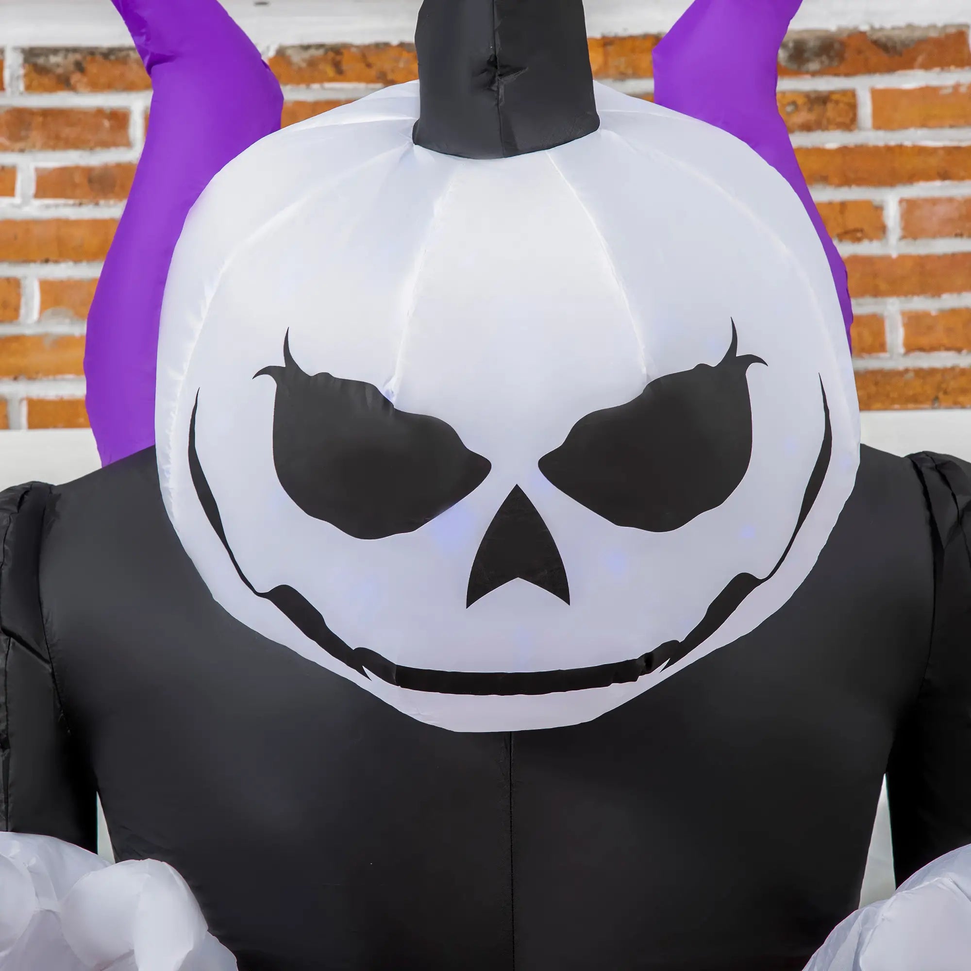 7ft Inflatable Halloween Ghost with Horns, LED Flame Effect, Outdoor Yard Display Halloween Decorations at Gallery Canada