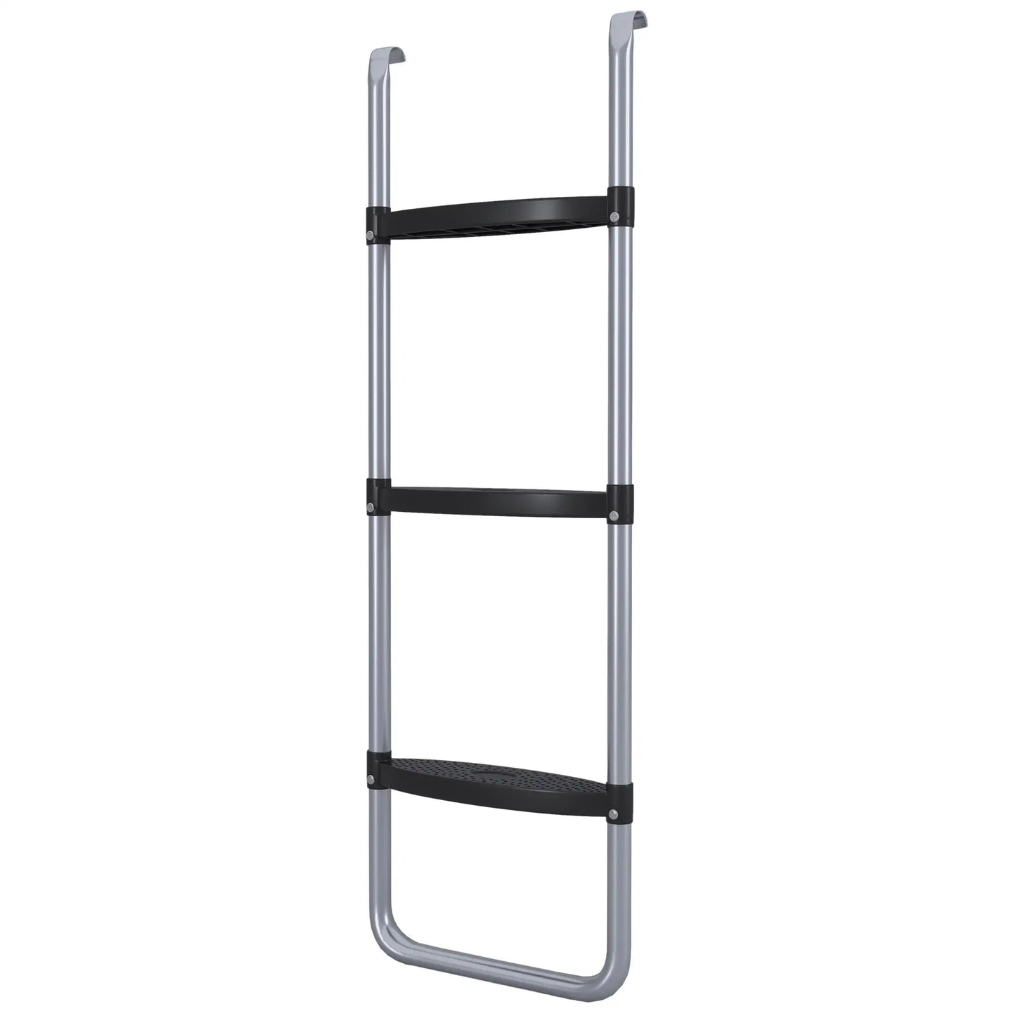 Steel Trampoline Ladder, 2/3 Steps, 38 Inch Length Trampolines Silver Tone at Gallery Canada
