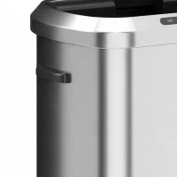 Automatic Trash Can, 13.2Gal / 50L, Touchless, Soft-Close Lid, Silver