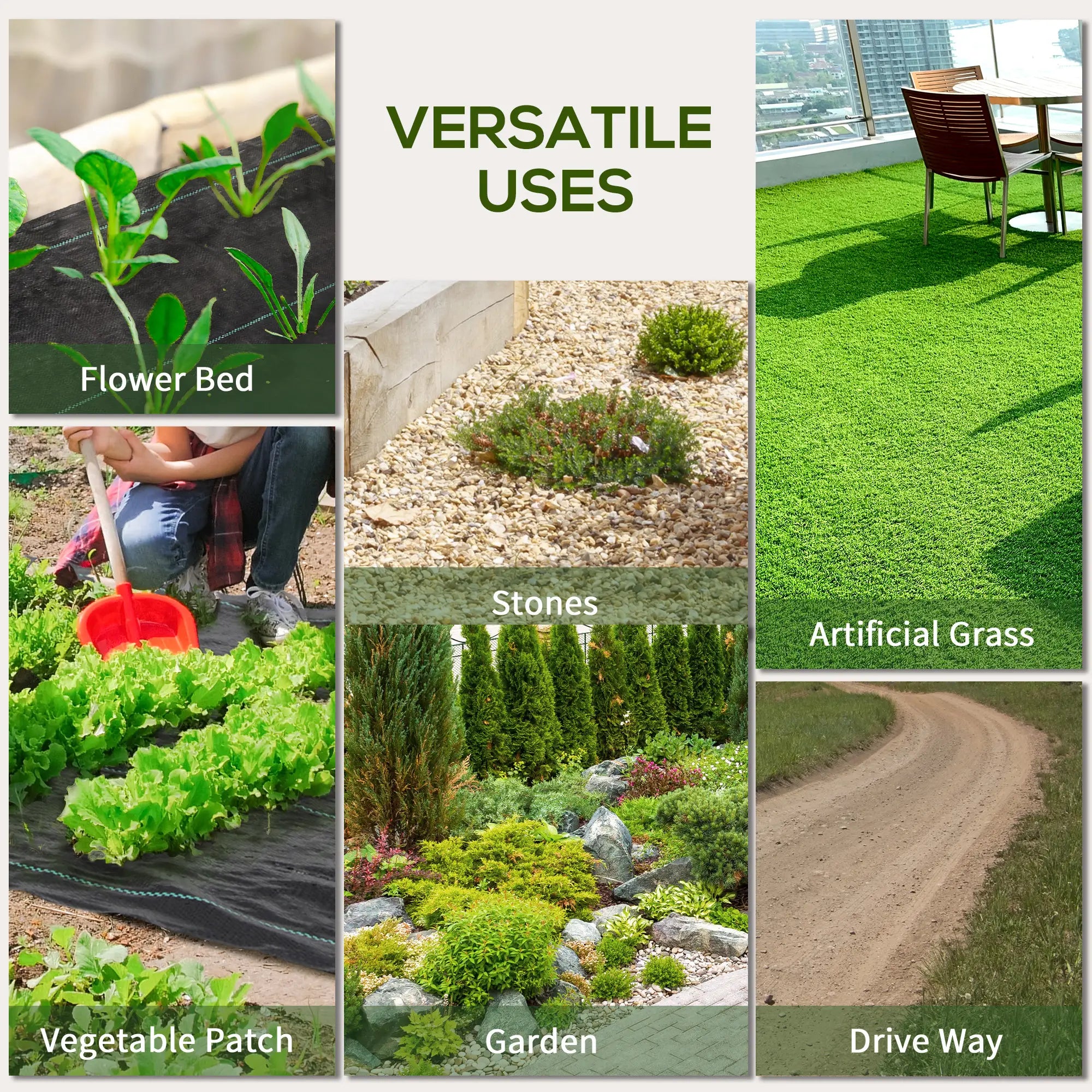 Weed Barrier Fabric 3ft x 300ft, Garden Landscaping Sheet, Heavy Duty 2oz Weed Barrier Fabrics at Gallery Canada