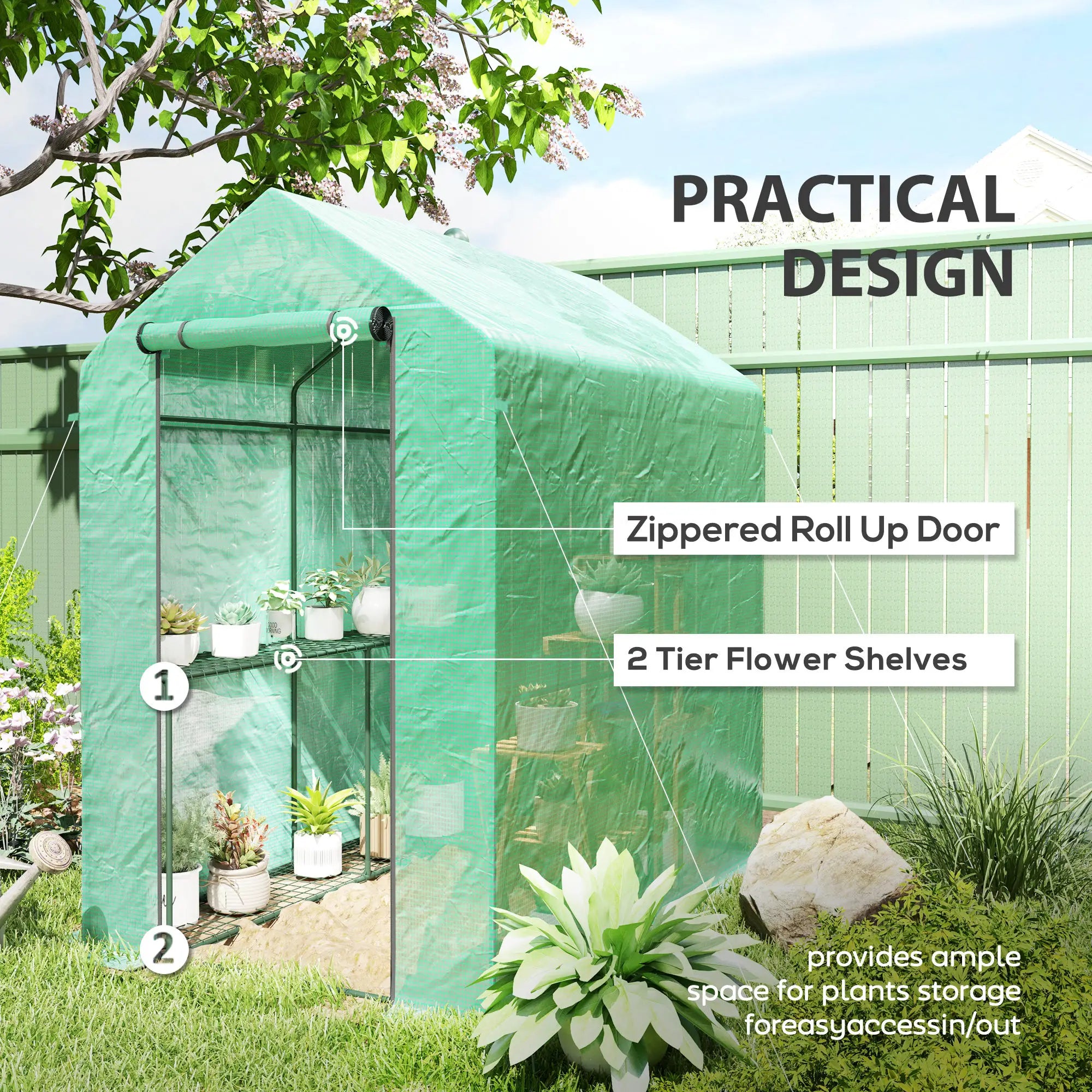 Walk-in Greenhouse, 73