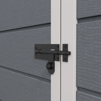 5 x 3FT Garden Shed, Outdoor Storage with Lockable Door, Window, Vent, Grey Sheds at Gallery Canada
