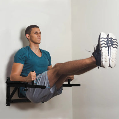 Wall Mounted Dip Station, Power Tower, Pull Up Bar, Black Pull Up Bars at Gallery Canada