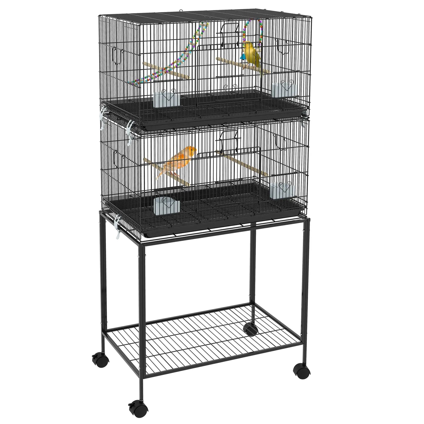 65" Birdcage for Canaries, Lovebirds, Finches, Black Bird Cages at Gallery Canada