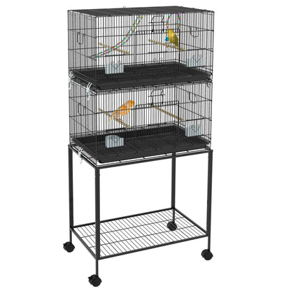 65" Birdcage for Canaries, Lovebirds, Finches, Black Bird Cages at Gallery Canada