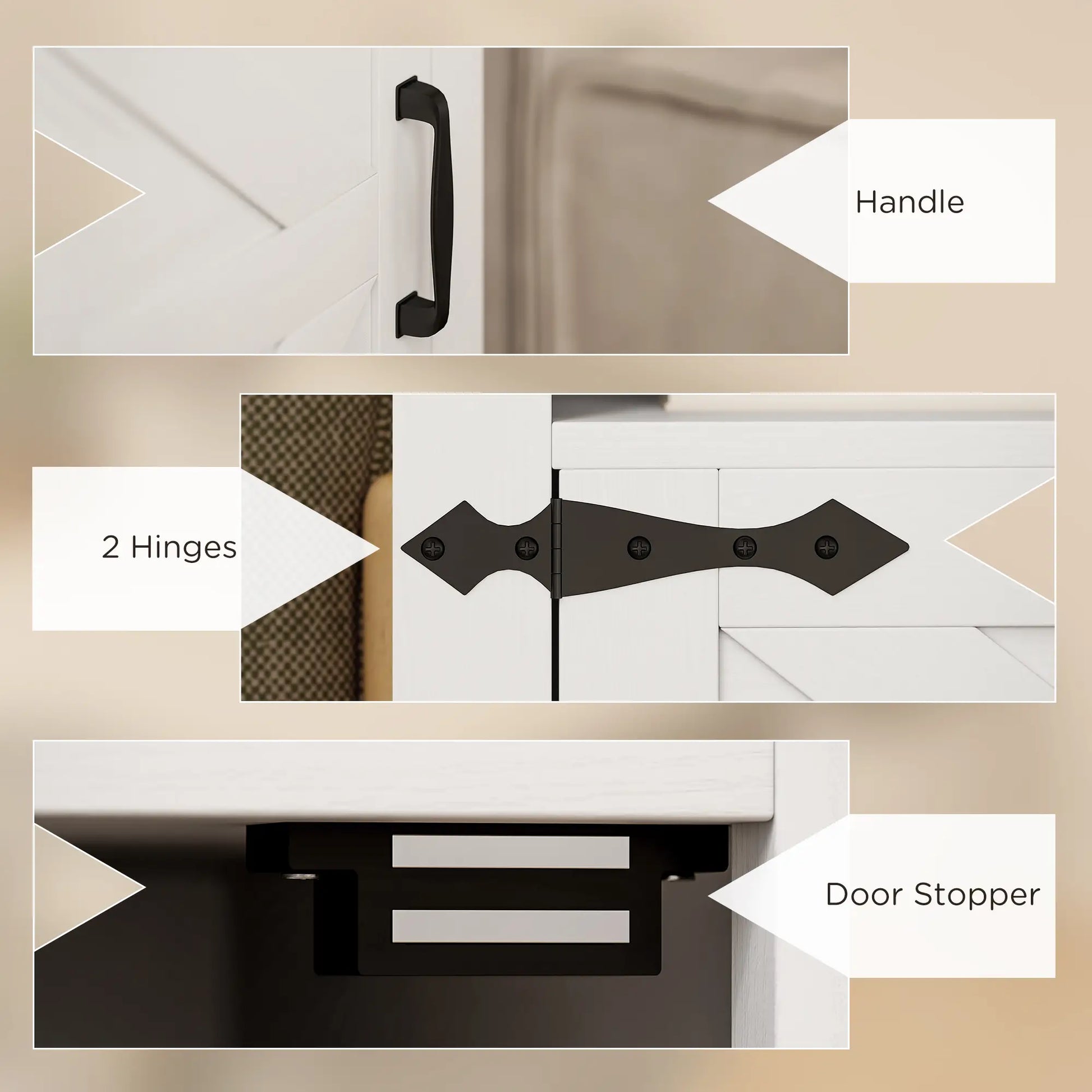 Set of 2 Side Tables, Night Stands with Outlets, White Side Tables at Gallery Canada