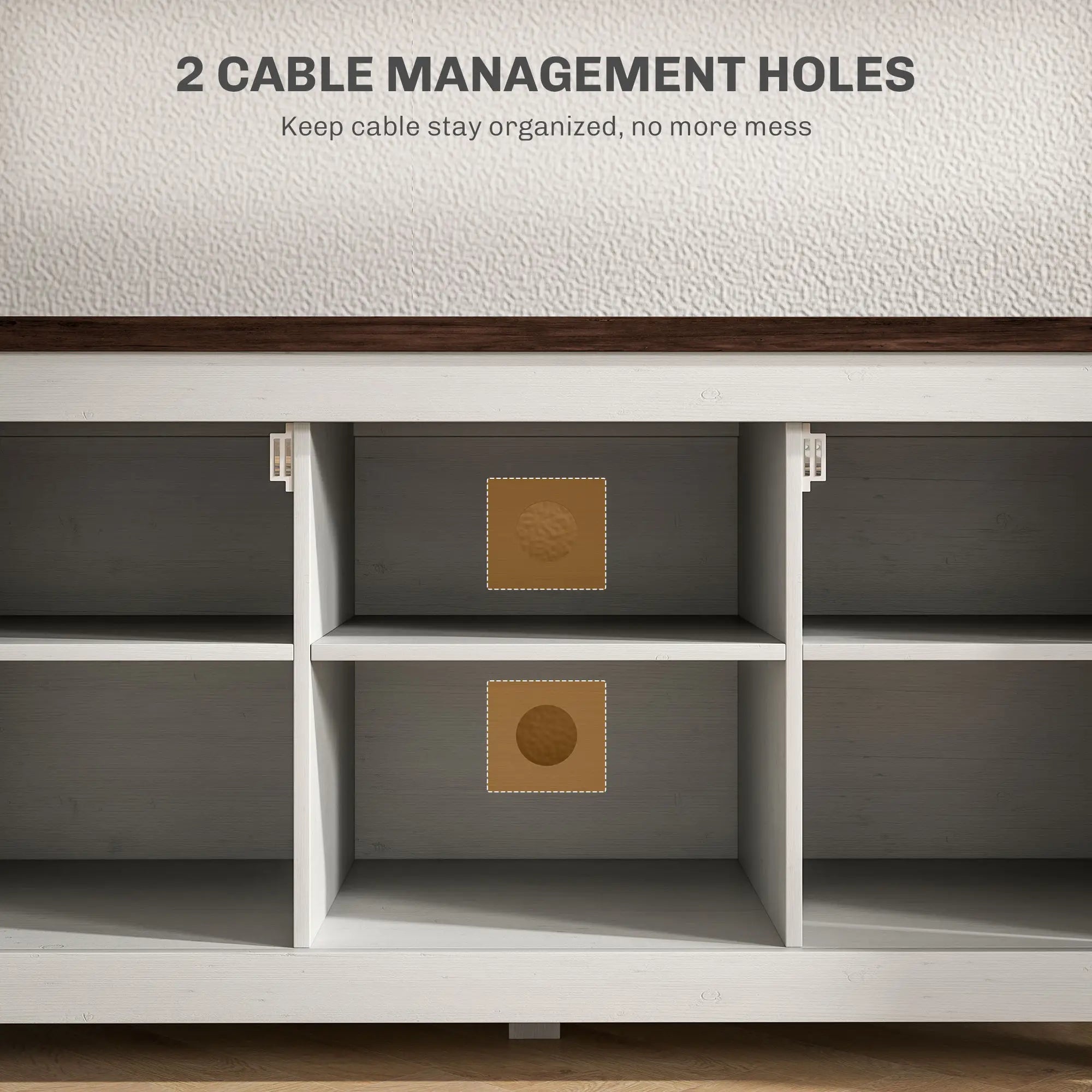 Farmhouse TV Stand for 50