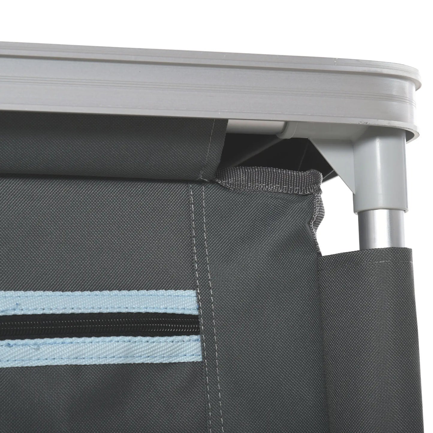 Aluminum Camping Table, 3-Shelf Kitchen Station, Storage Organizer, Grey Picnic Tables & Camping Chairs at Gallery Canada