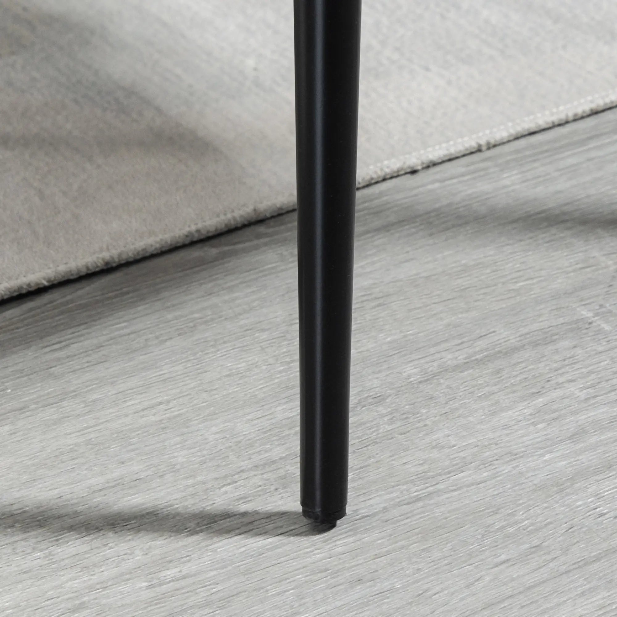 Modern Dining Chairs, Velvet Upholstery, Set of 4, Black Bar Stools at Gallery Canada