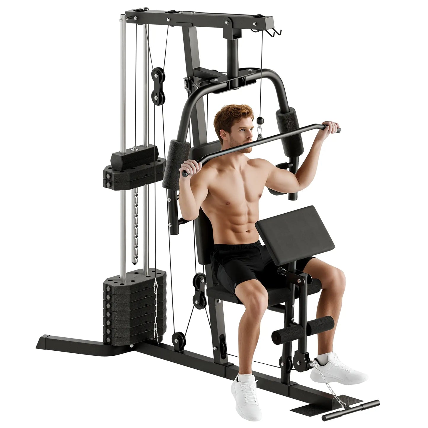 Multi-Exercise Home Gym Station with 99lbs Weight Stack, for Full Body Workout Power Towers at Gallery Canada