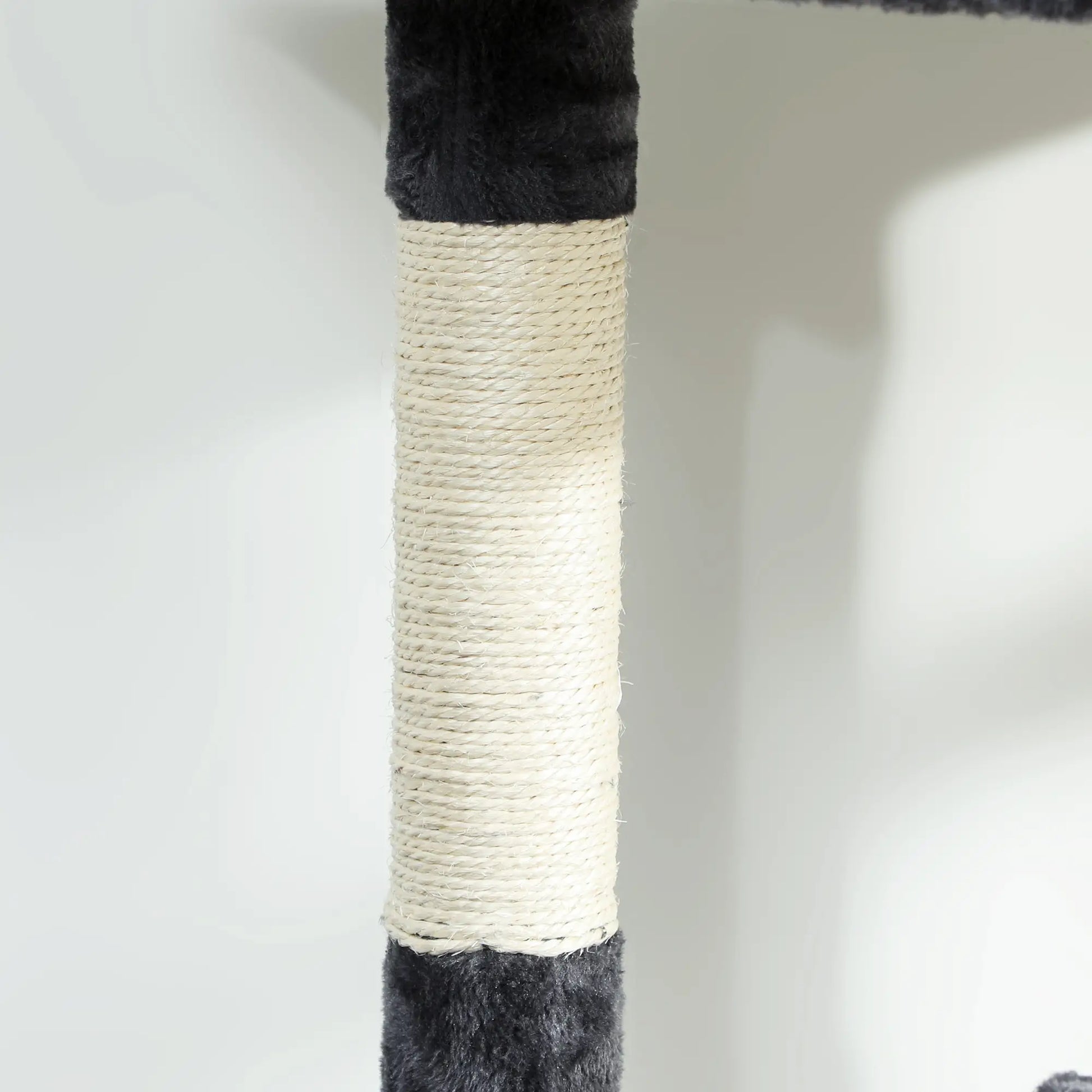79" Cat Tree, Two Condos, Scratching Posts, Hammocks, Perches, Toys, Dark Grey Cat Towers at Gallery Canada