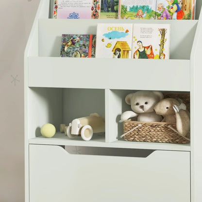 Kids Bookcase with Storage Drawer, for Classroom, Bedroom, Green Baby & Kids Storage at Gallery Canada